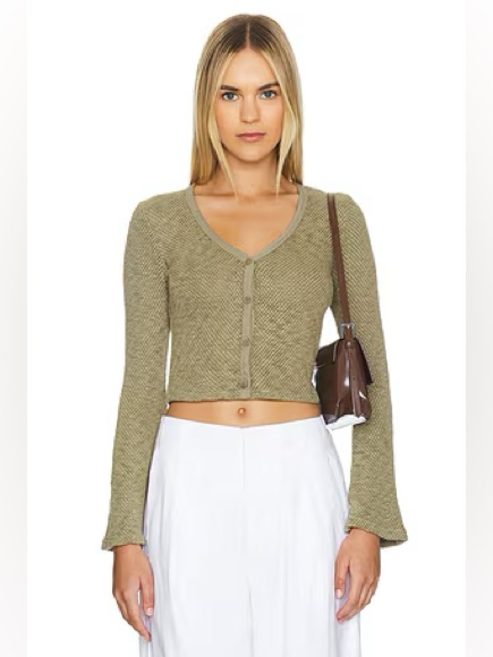 LA made Abbey Button Up Cardi